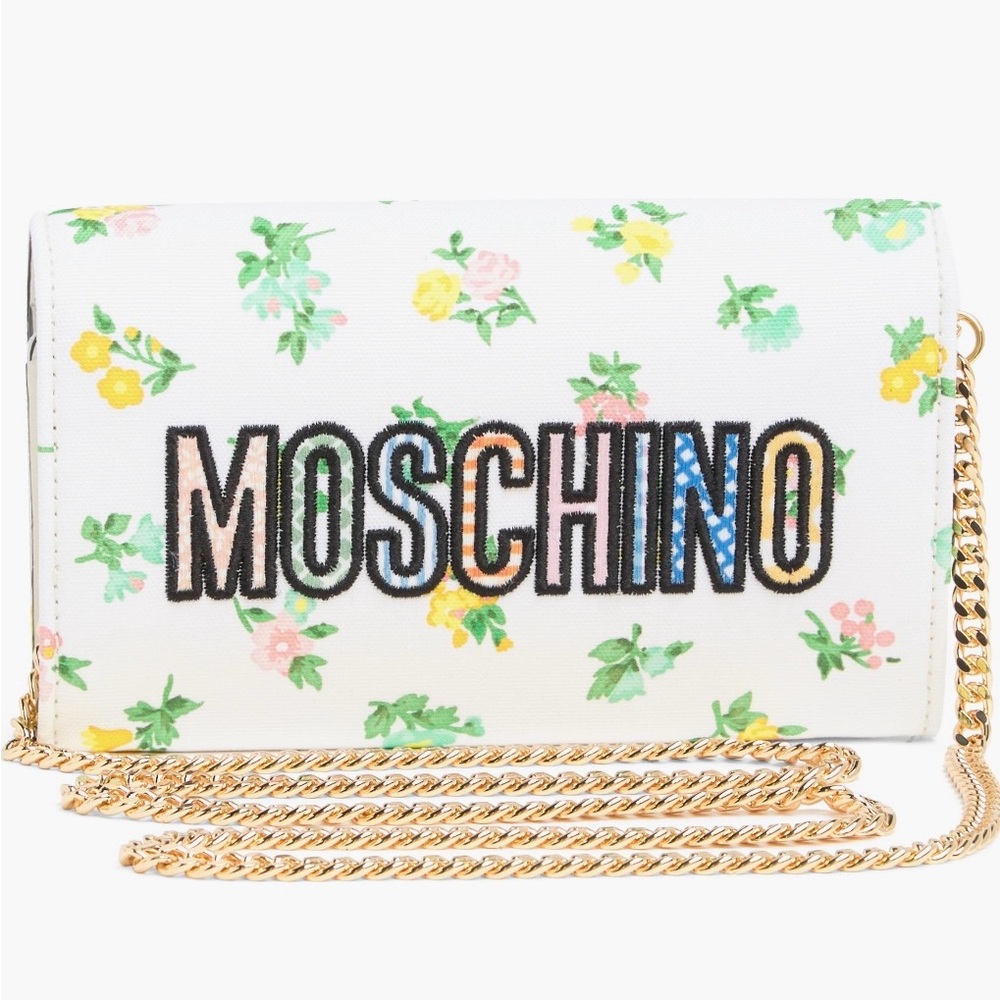 ❌Sold ❌NWT-MOSCHINO Couture Jeremy Scott Teddy Bear Wallet on chain. - Picture 4 of 13